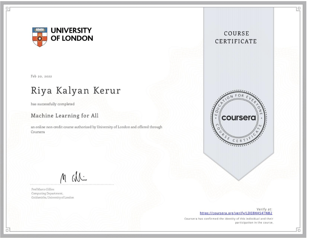 Certification Image